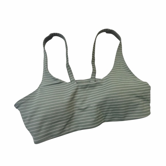NWOT VUORI Stripe Yosemite Bra aspen Green Stripe size small NEW - Picture 3 of 7